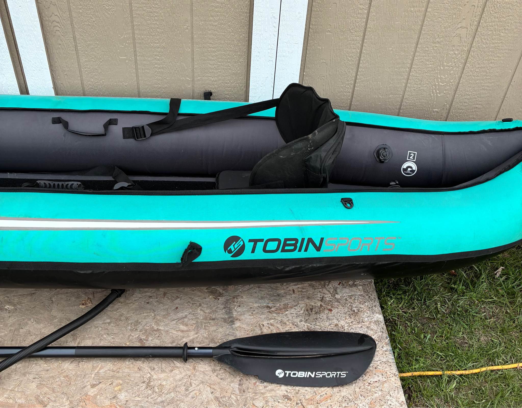Tobin Sports 10’ Inflatable Kayak w/Oar & Pump - Kayaks - Florence ...