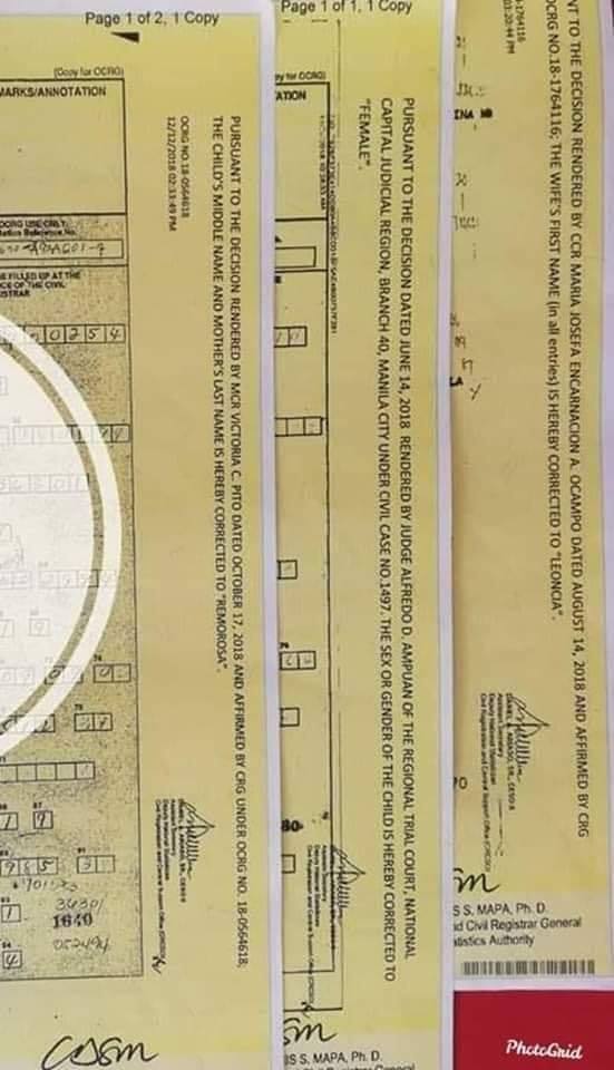 PSA CORRECTION 📝 Nag-aayos po kami ng mga Error sa Birth certificate ...