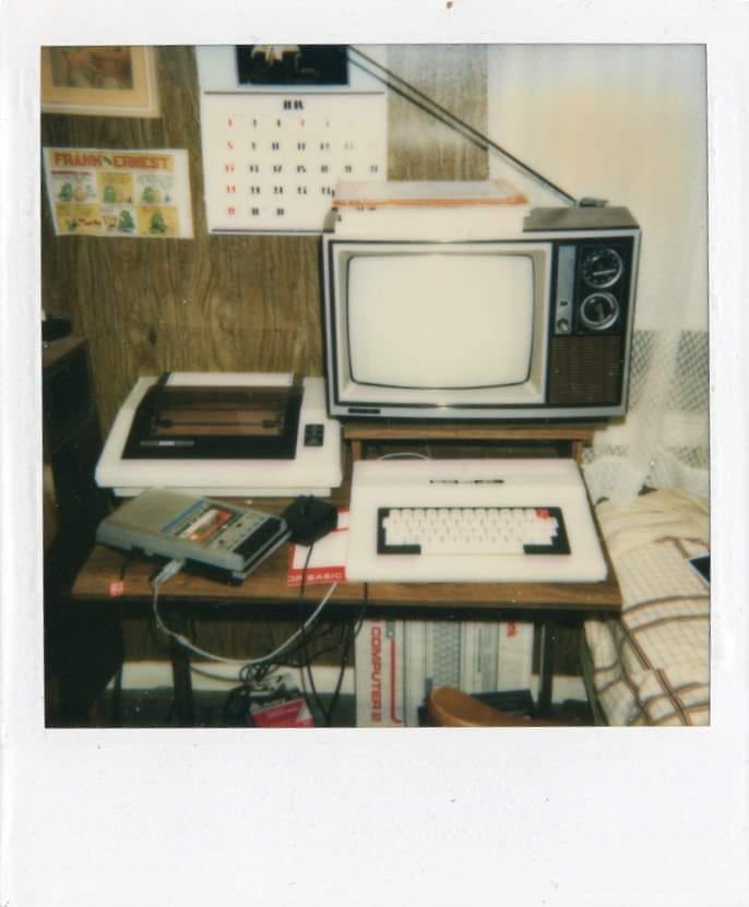My 1990 TRS-80 Color Computer setup