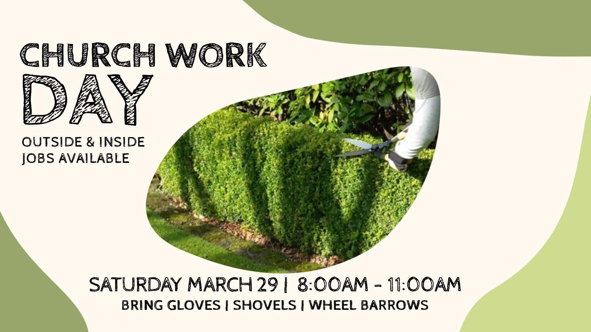 Church Work Day – Let’s... - Little Flock Baptist Church | Facebook