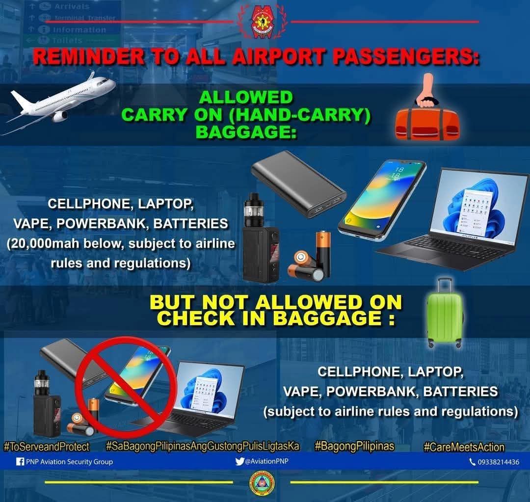 can you take a vape battery on a plane Flying with power bank or vape? Make sure they're packed in your hand baggage, not your checked luggage. 🔋 Power banks belong in your cabin bag 💨 Vapes and e-cigarettes belong Uwell Caliburn G2 Pod paco Choose Flavor:Bomb Blue Razz