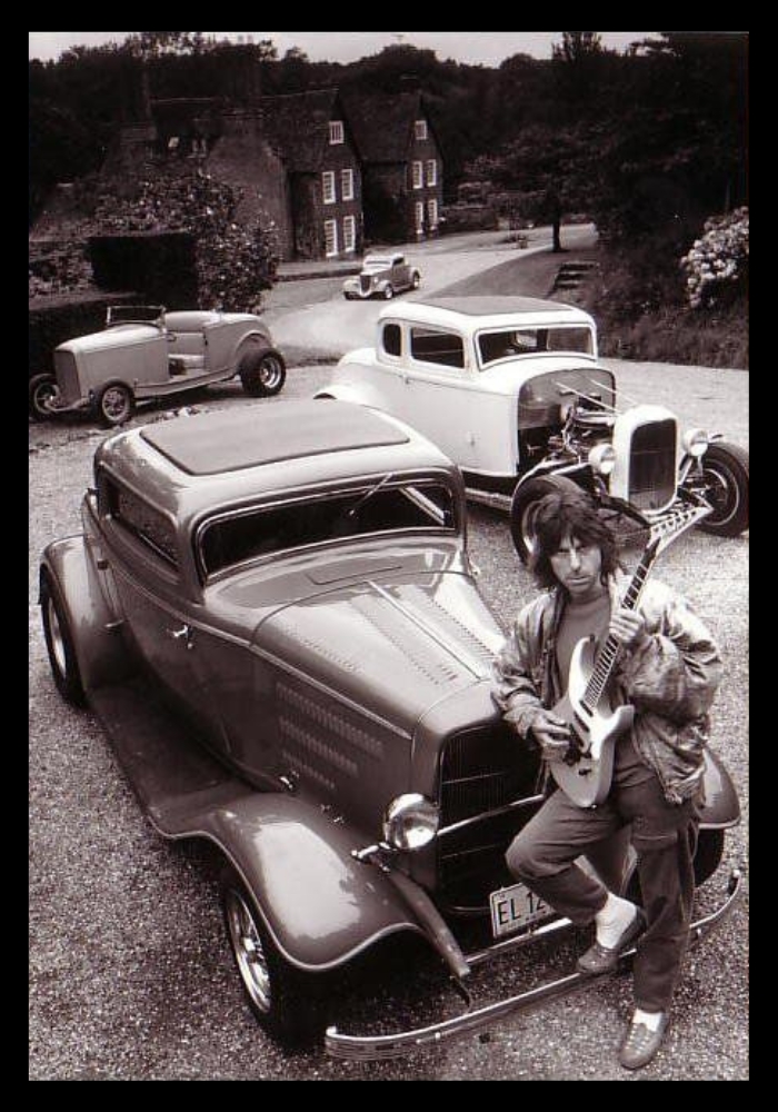 JEFF BECK 1963〜 1991BECKOLOCY The late great Jeff Beck was a true hotrodderhere he is with a