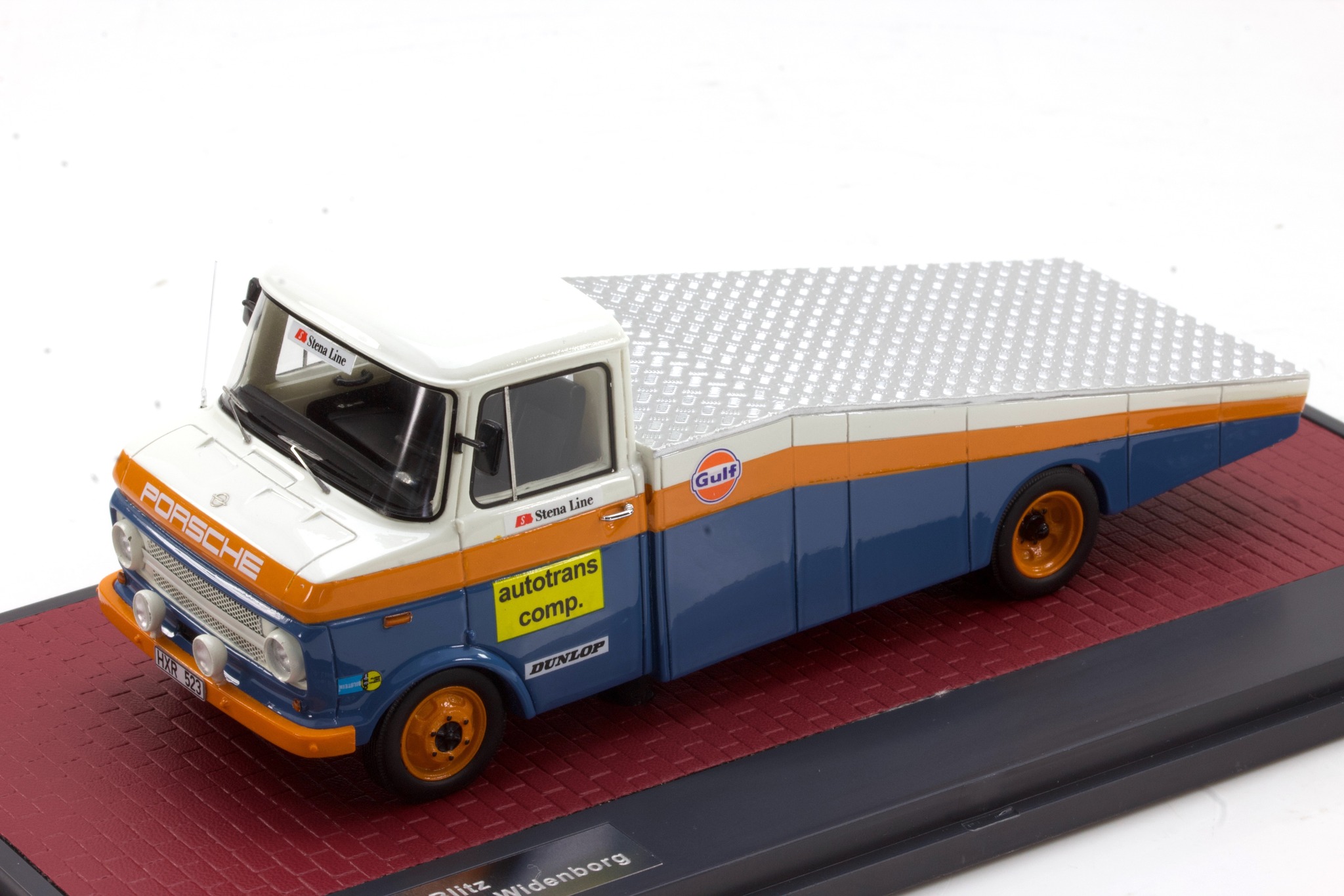 Miniature Matrix 1/43 - Opel Blitz Porte Auto (1970) - Résine Montée - Neuf Sous Blister