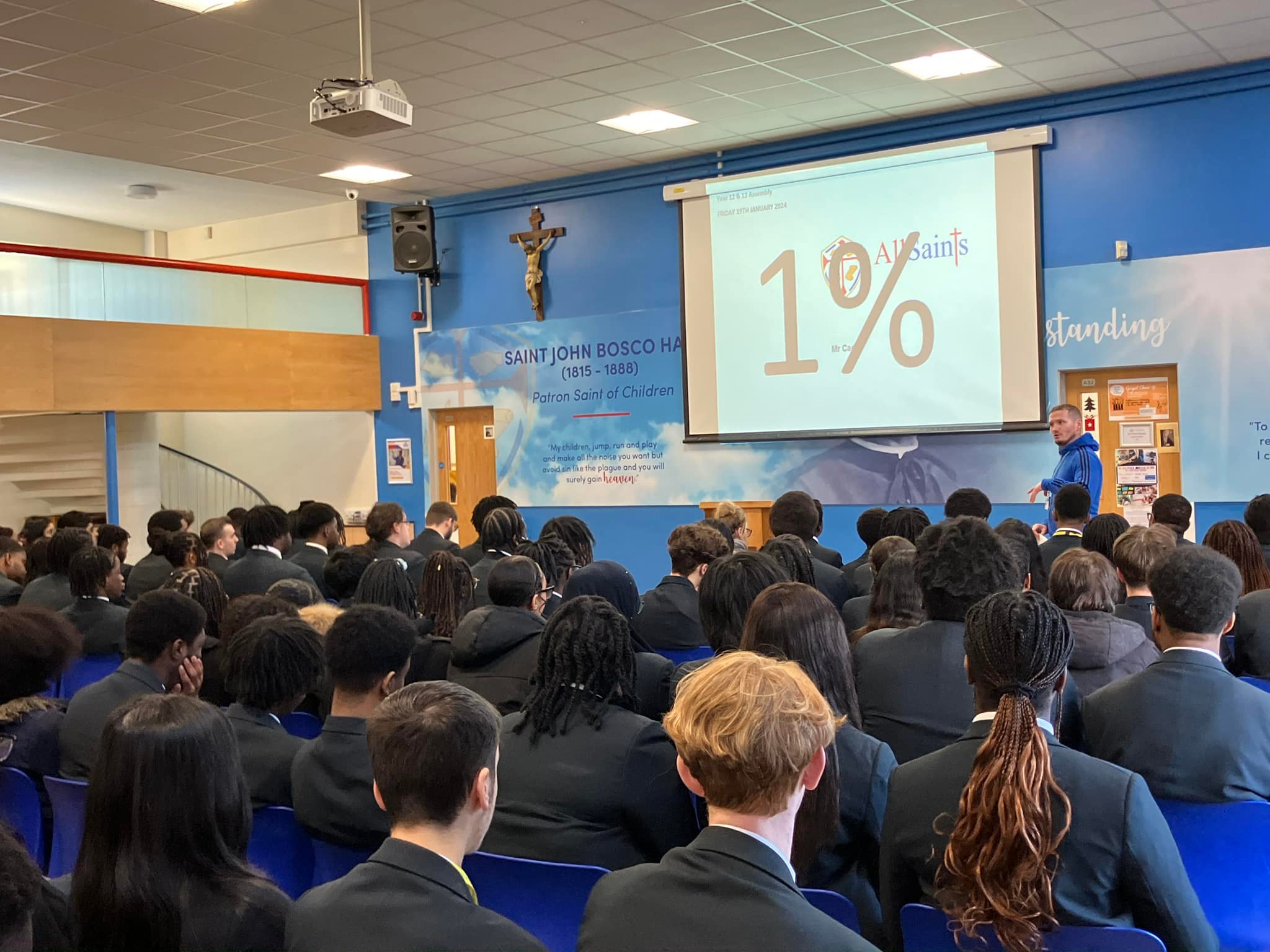 Our 6th Form Assembly today... - All Saints Catholic School | Facebook