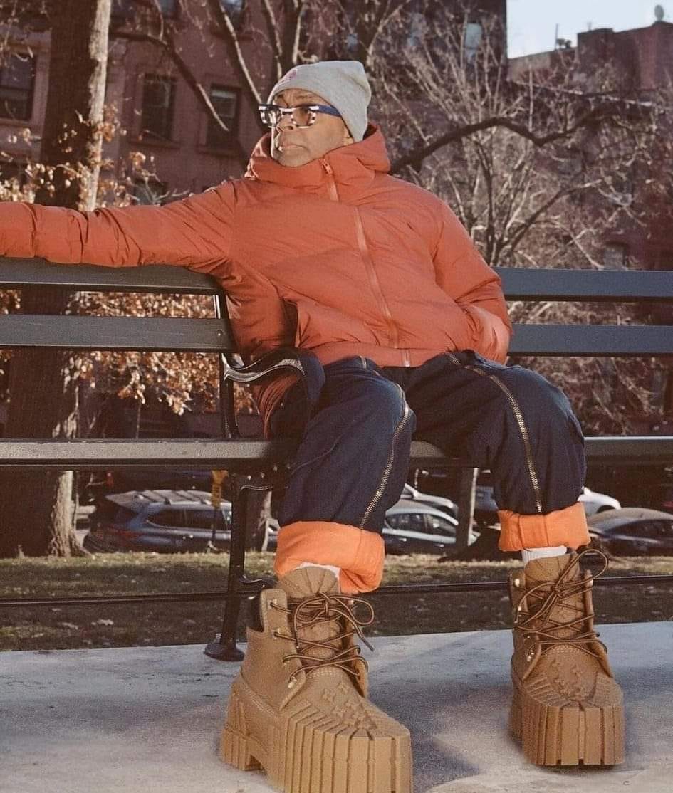 Spike Lee rocking them new MSCHF 2X4 Boots for $400. Would you