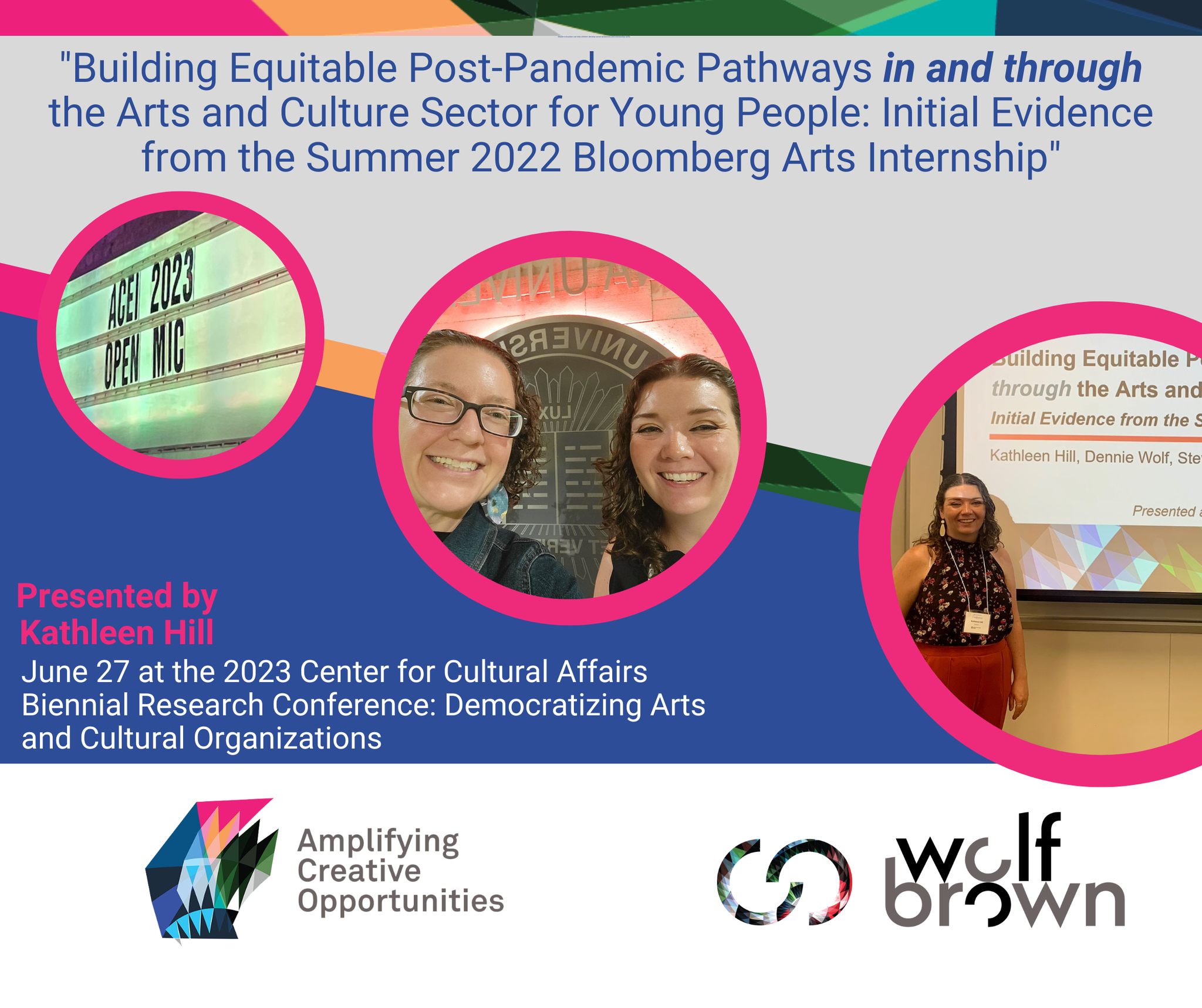 WolfBrown - Late last month, Kathleen Hill presented research at the ...