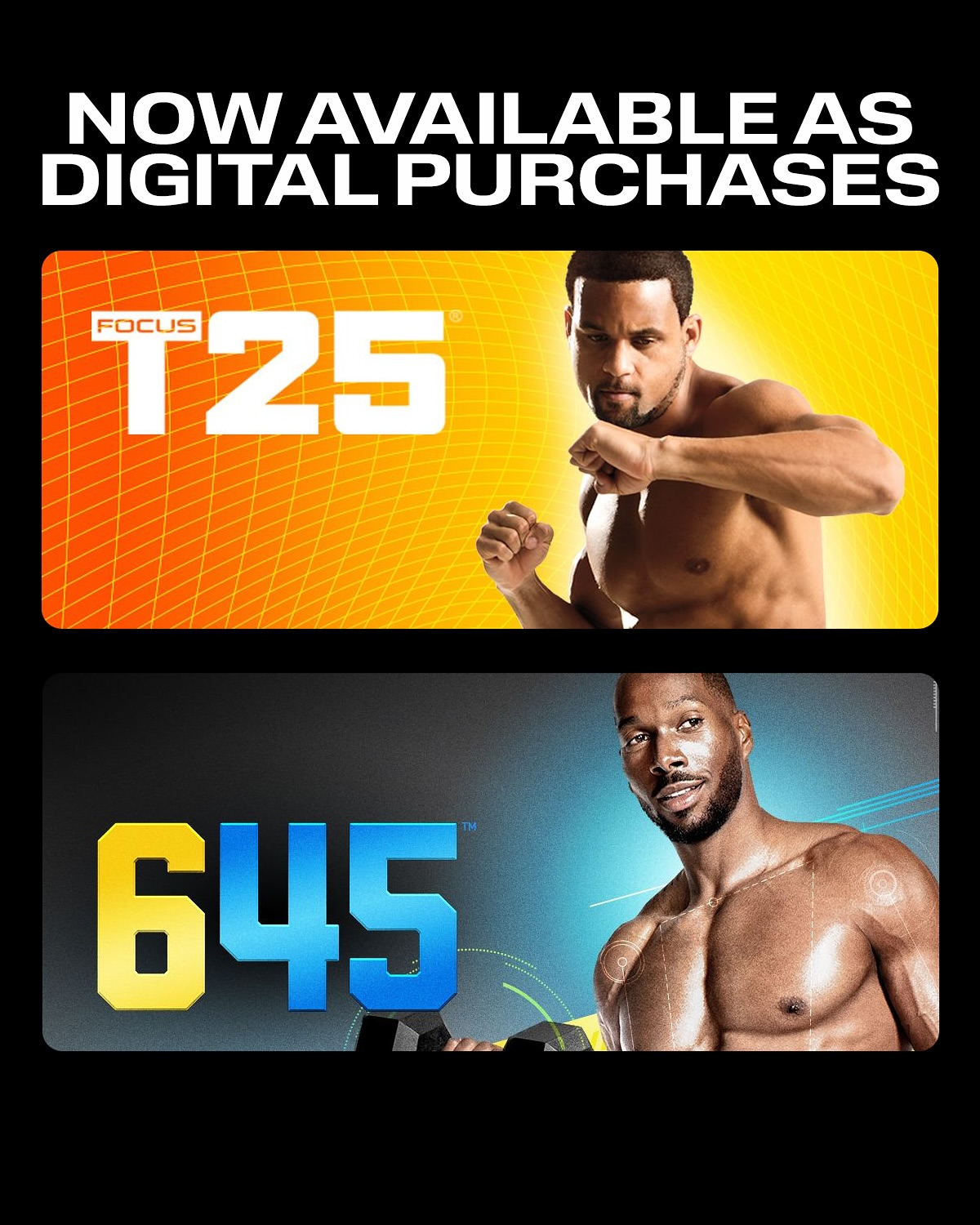 BODi - FOCUS T25 & 645 are NOW available as Digital... | Facebook