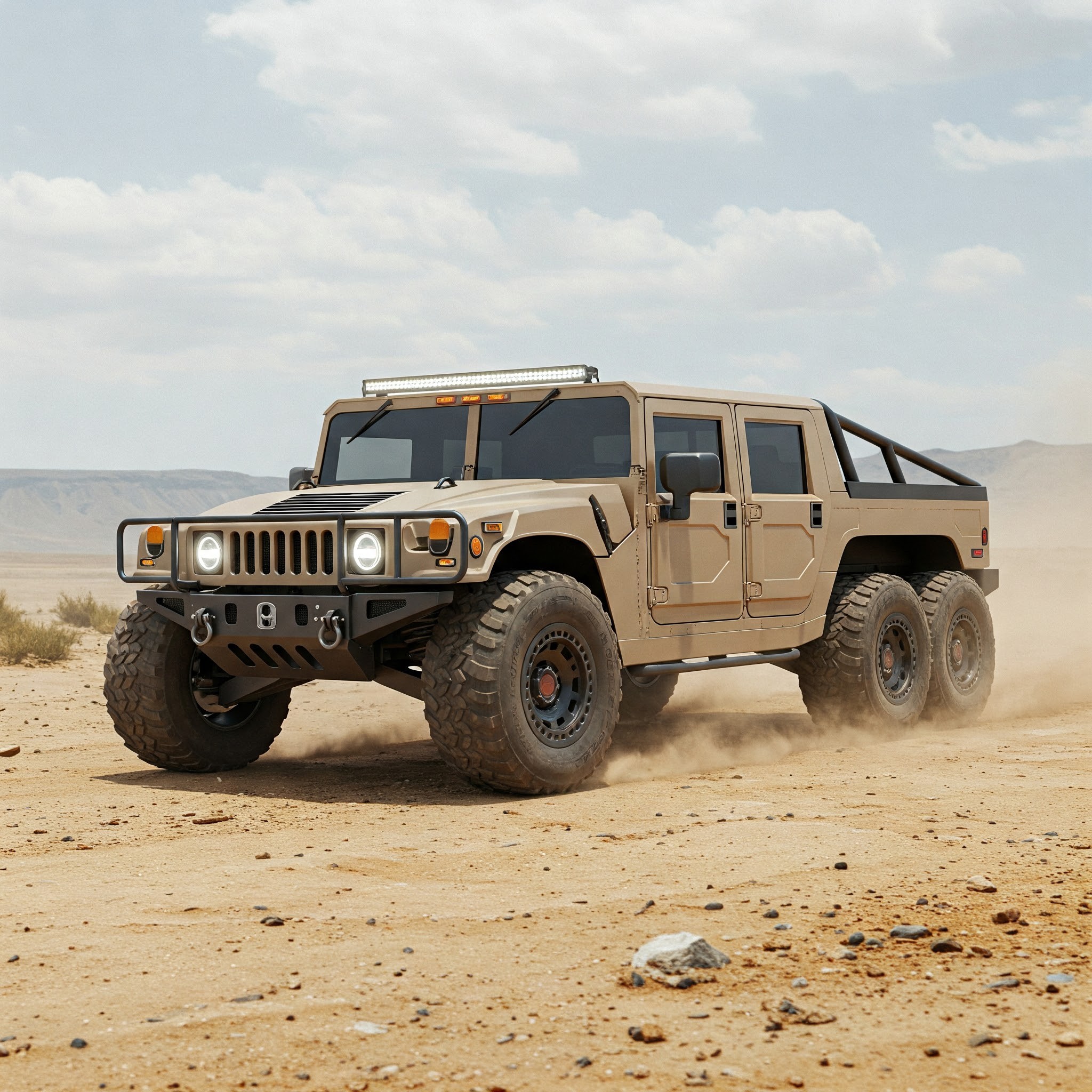 AI automotive art | Hummer Mumvee 6x6 | Facebook