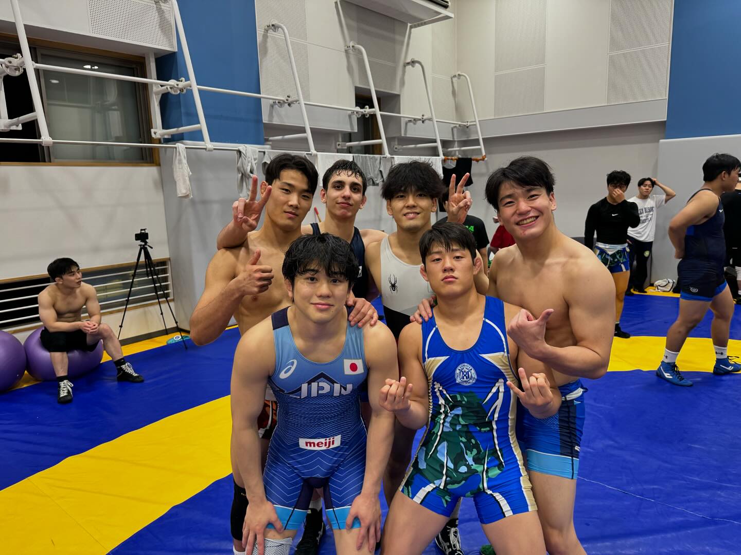 専修大学 レスリング部 シングレット Lサイズ （専修大学 レスリング 