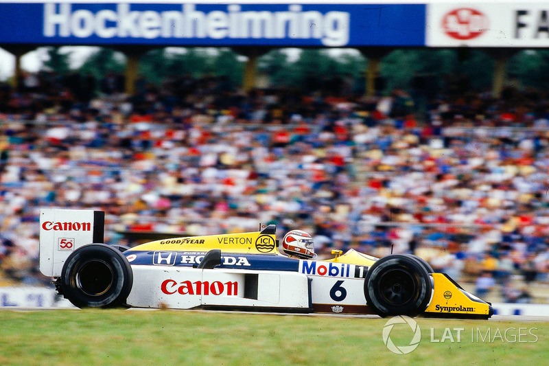 Nelson Piquet at Williams FW11B Honda turbo - Suzuka/Japanese
