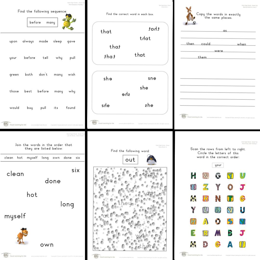 // SIGHT WORDS BUILDER // Here... - Visual Learning for Life