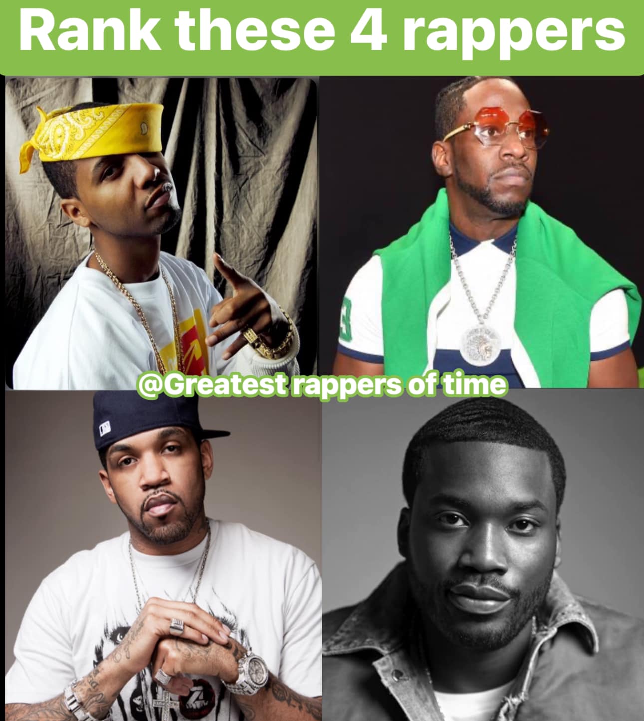 Put these 4 rappers in... - Greatest rappers of all time | Facebook