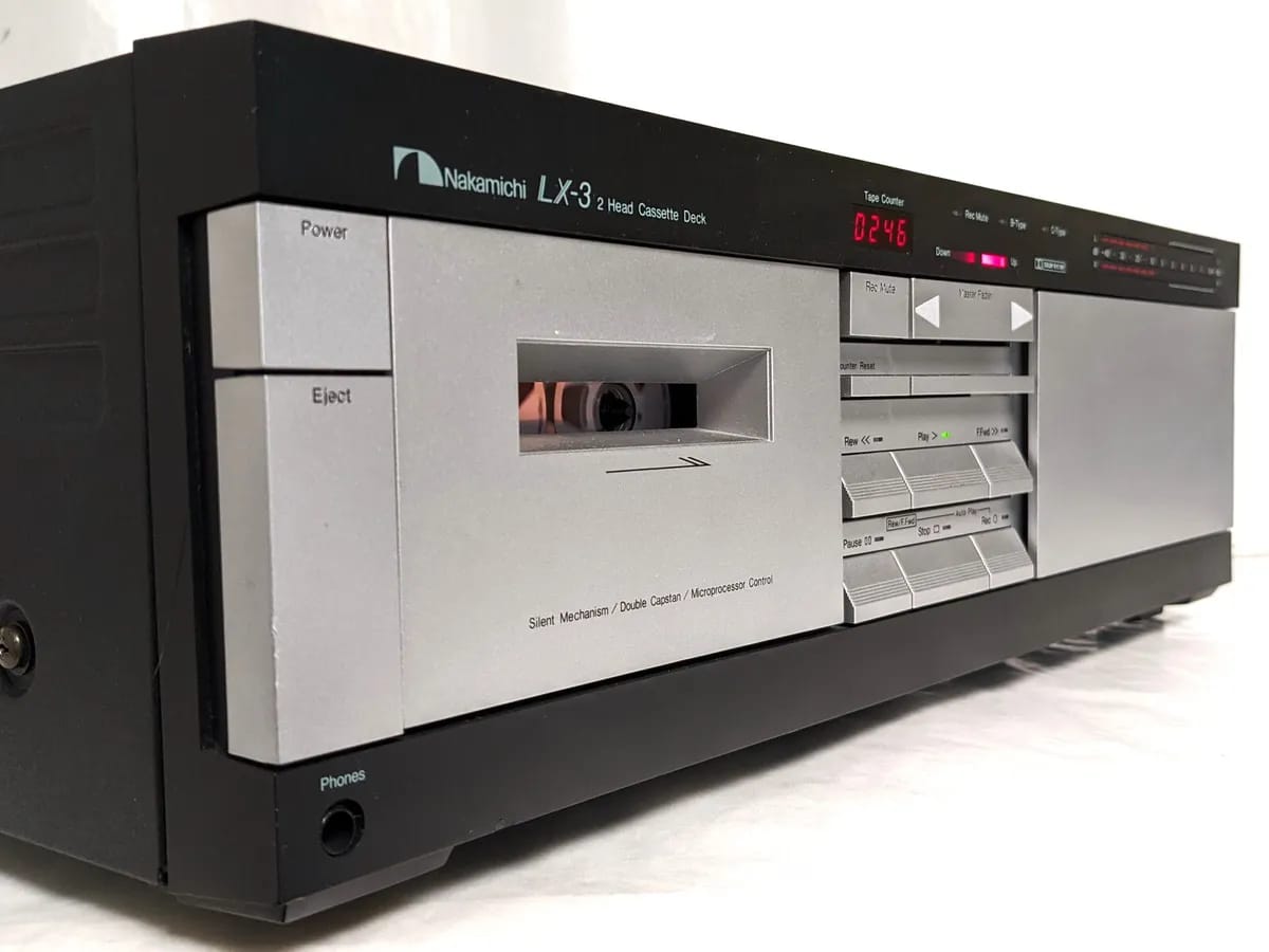 Nakamichi LX-3 Two Head Cassette Deck (1981-82)