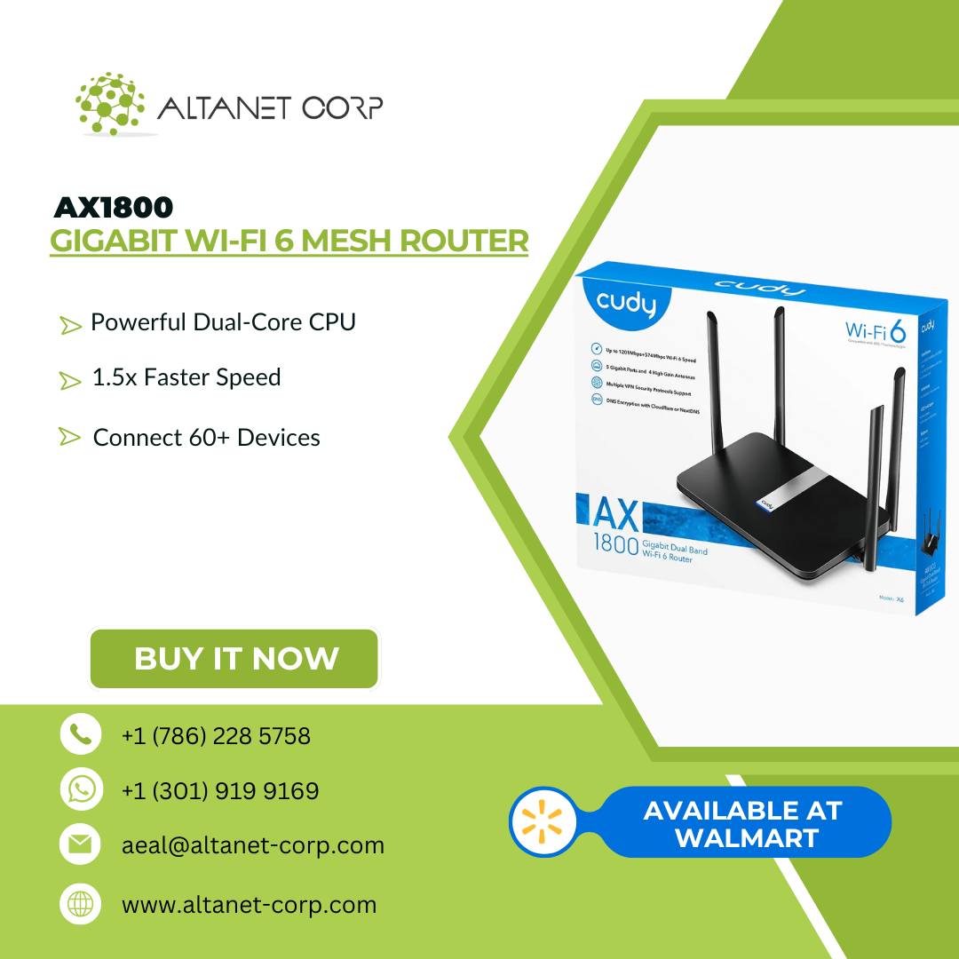Altanet Corporation - Introducing the AX1800 from Altanet Corp, the ...