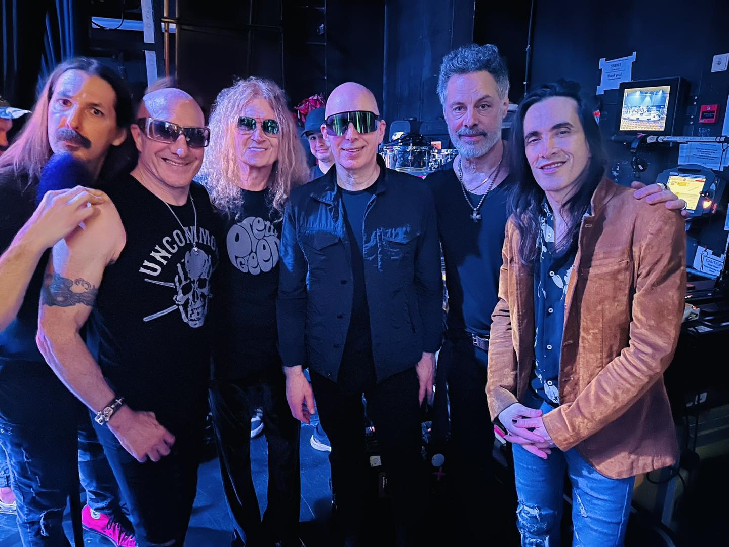 Glenn - With me mates on Monsters of Rock Cruise: L-R Bryan Beller