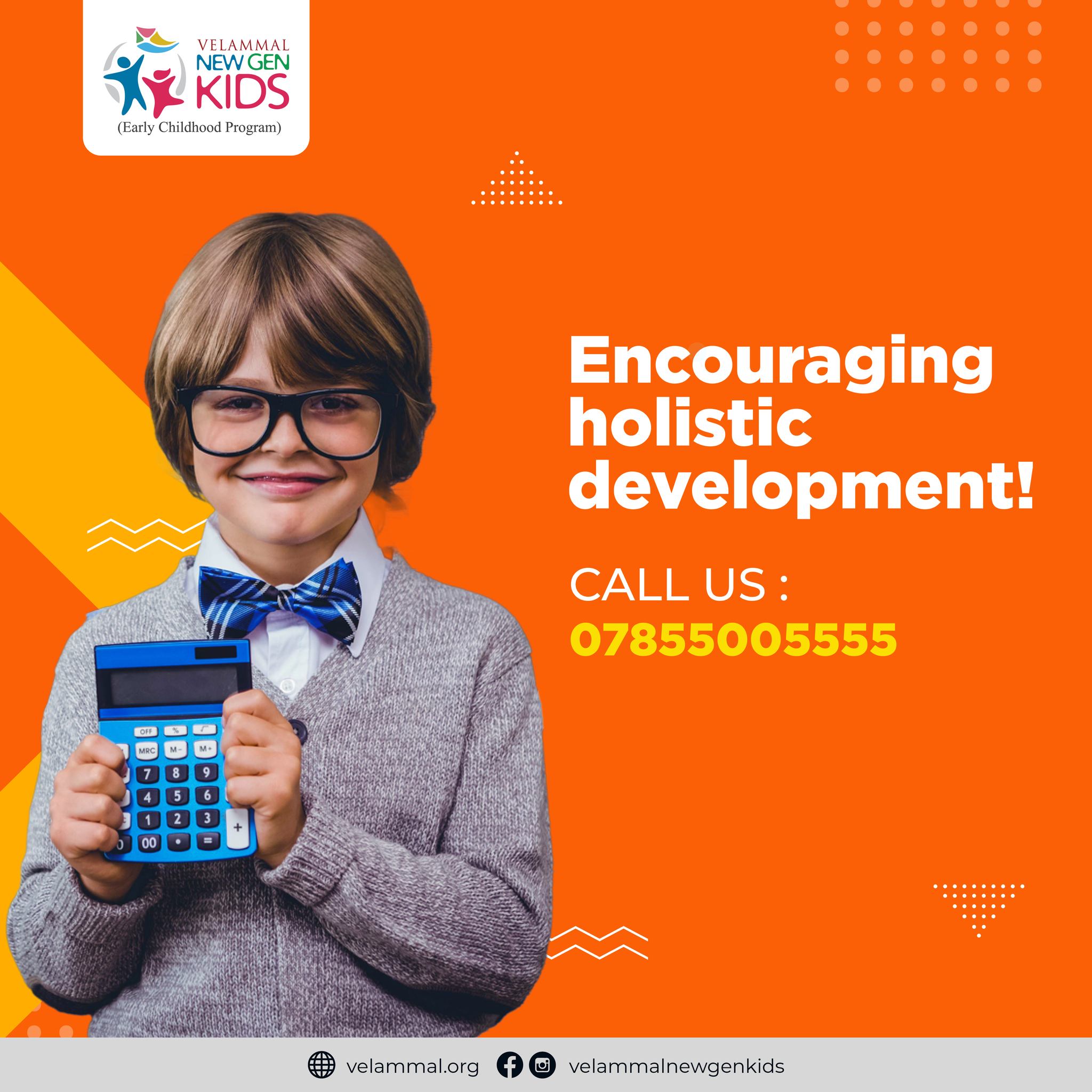 Edubba School Medavakkam - Velammal places key focus on the holistic ...
