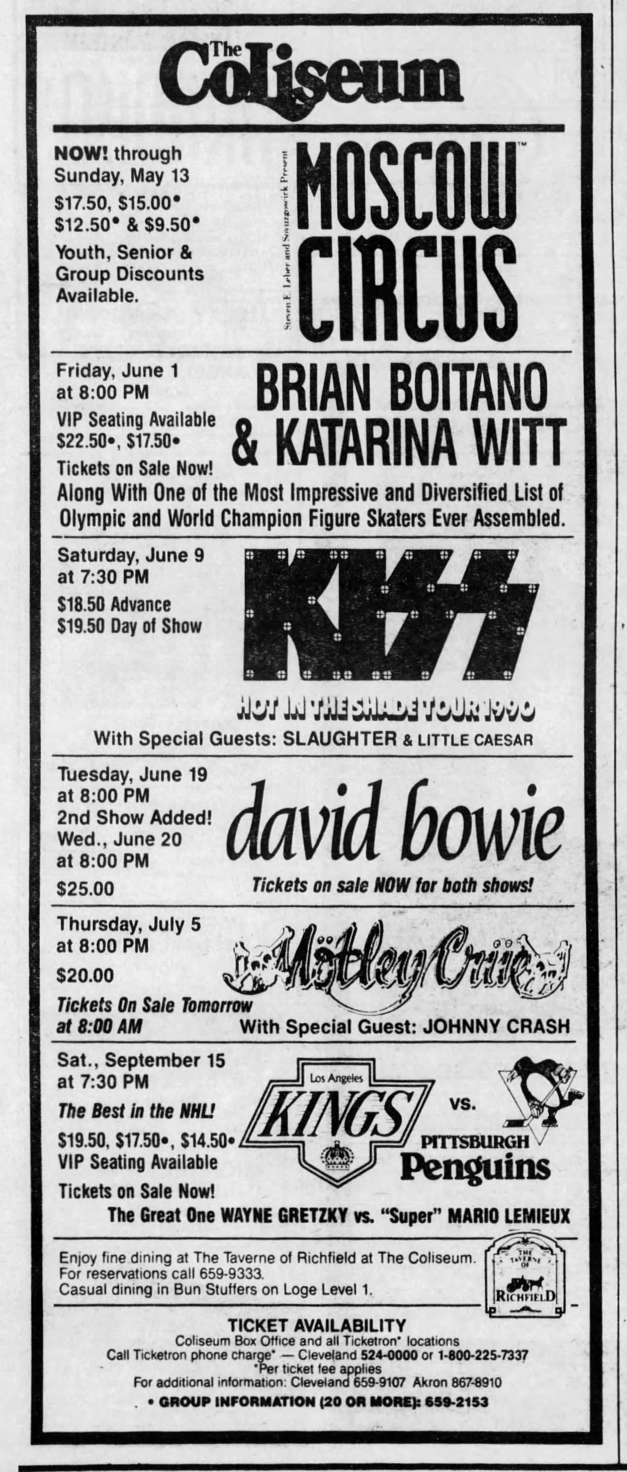 On this date in 1990: KISS brought the 'Hot In The Shade' tour to