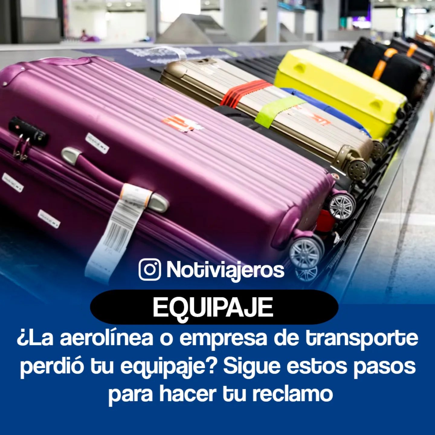 Notiviajeros - ¿La aerolínea o empresa de transporte perdió tu equipaje ...