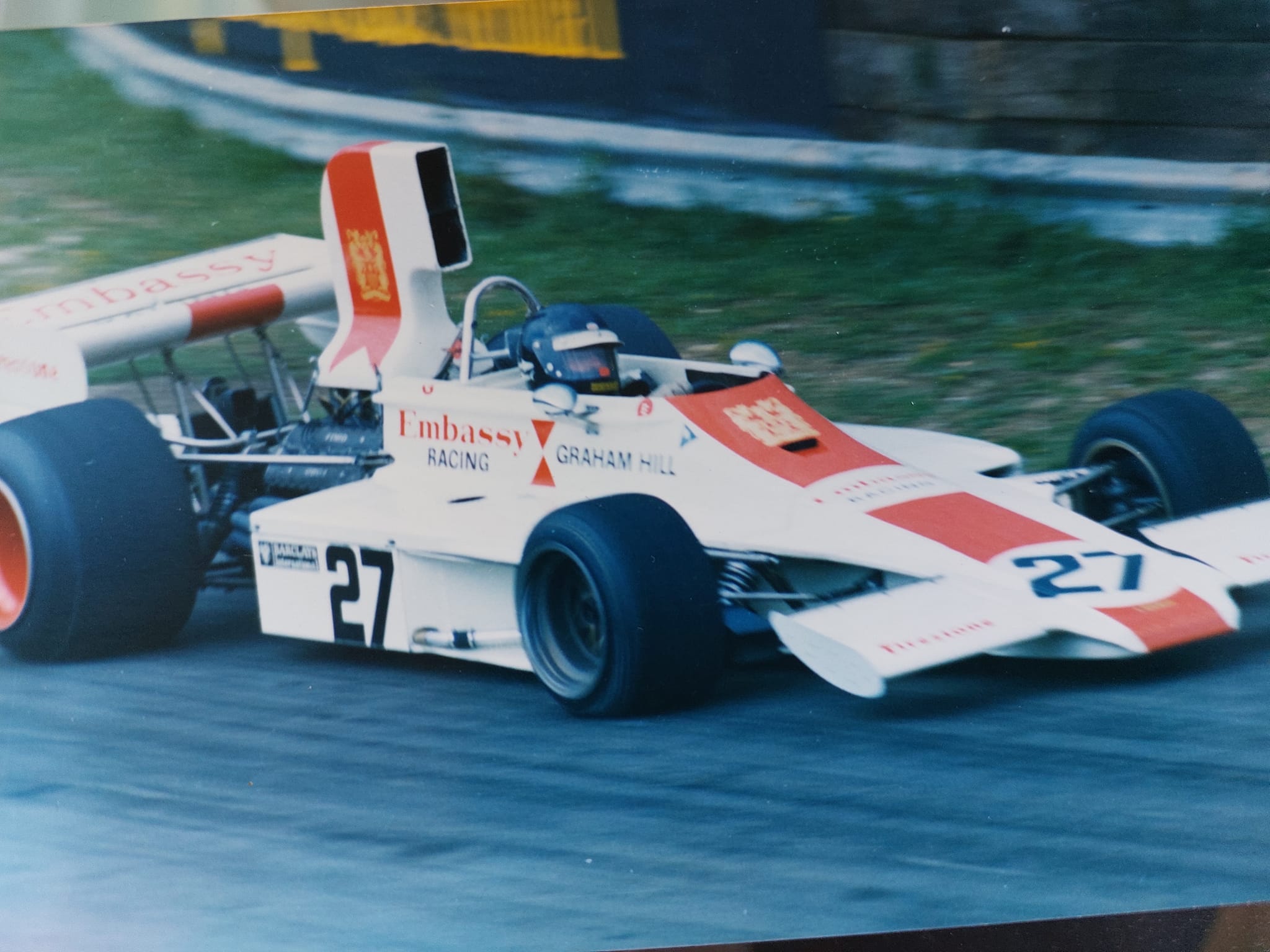 S.R.C　1/43　01-79 Embassy Racing '74 Lola Year 1974 Brasil Grand Prix at Interlagos Graham Hill looks at his