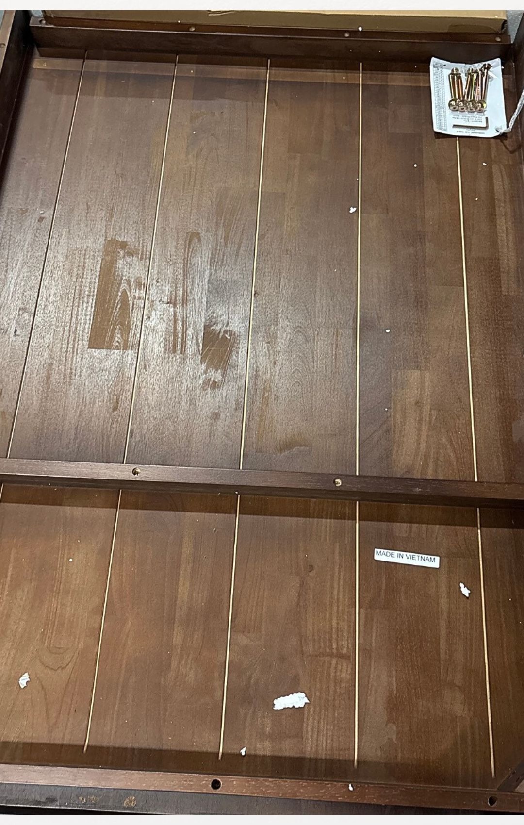 Minimalist, solid wood dining table that seats 4-6 (open box) - Dining ...
