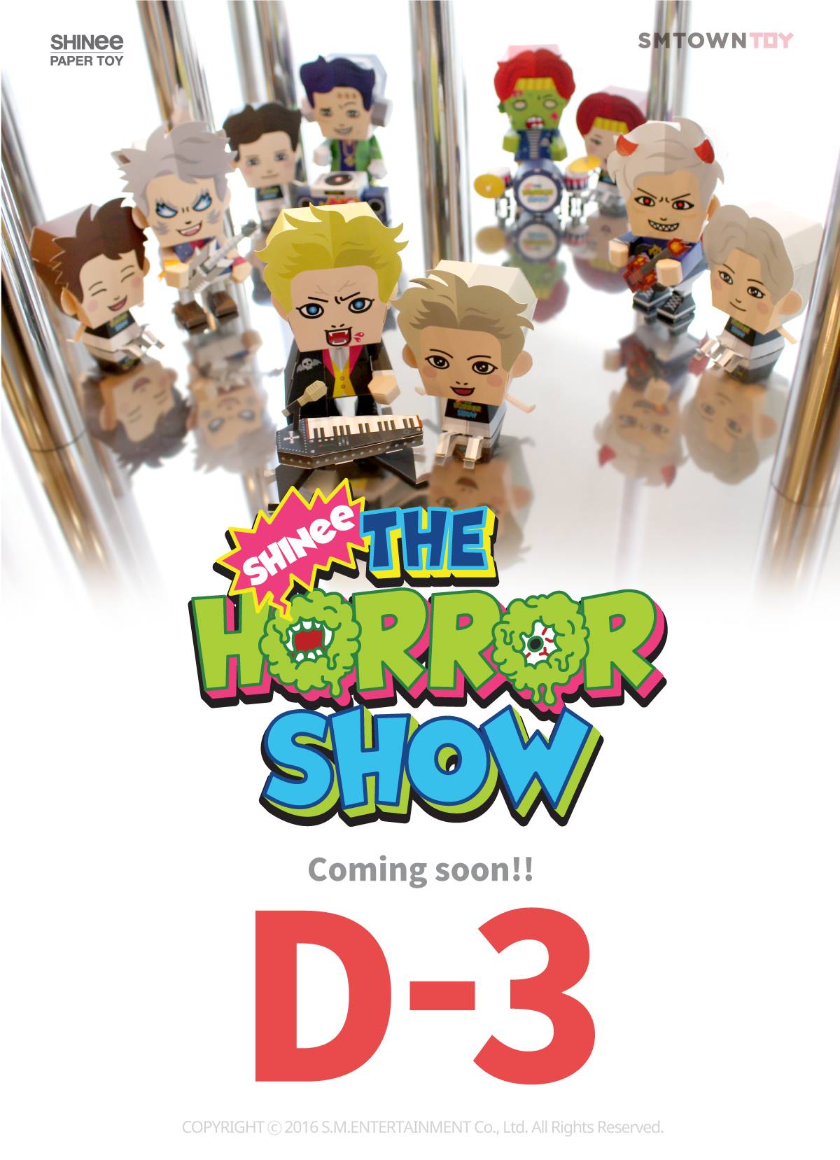 SHINee ペーパートイ THE HORROR SHOW 未開封 全員セット 1월 29일(금), 'PAPER TOY _ SHINee THE HORROR SHOW'가 출시됩니다
