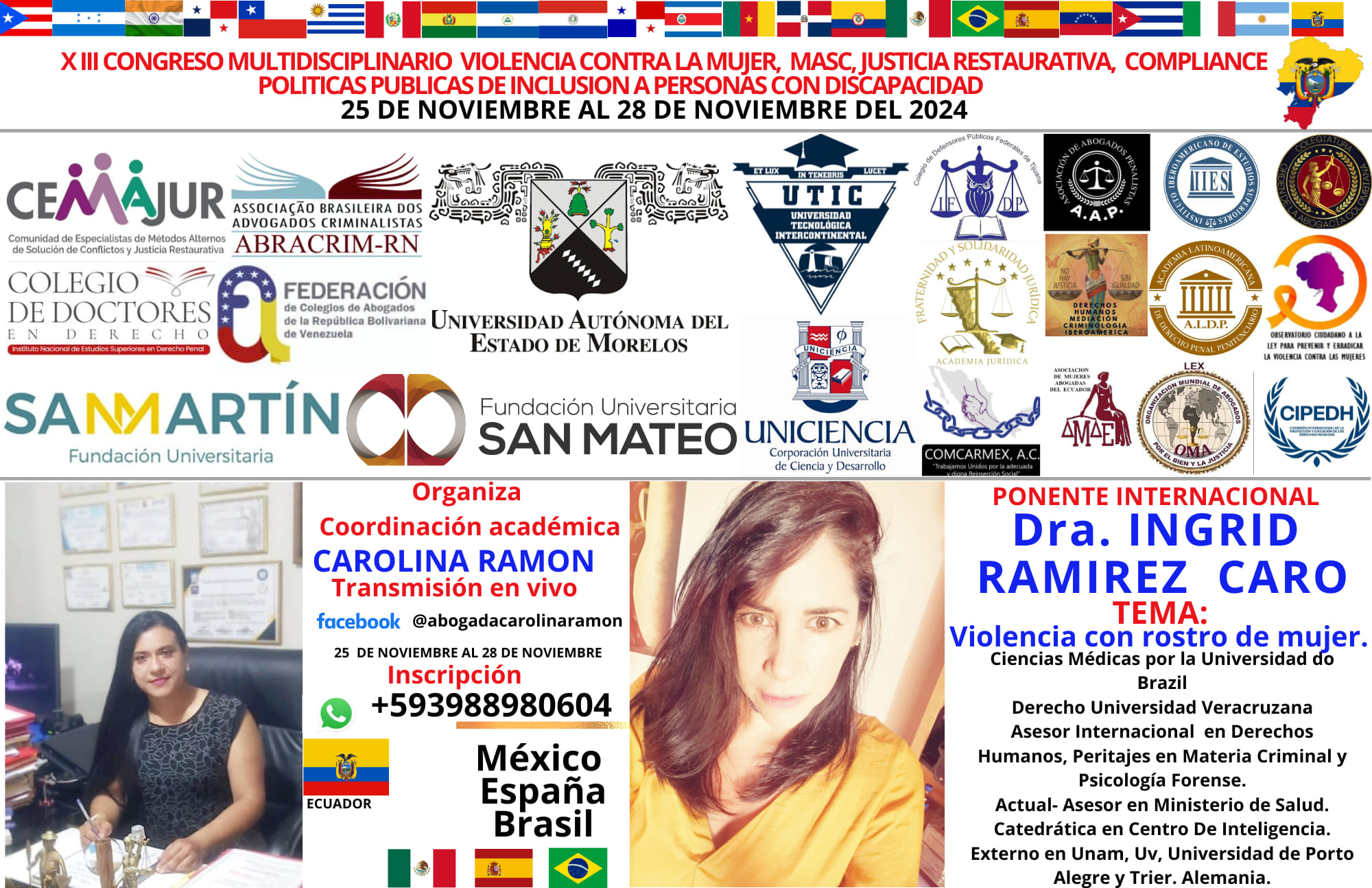 Dra Ingrid Ramírez Caro Ciencias... - Abogada Carolina Ramón | Facebook