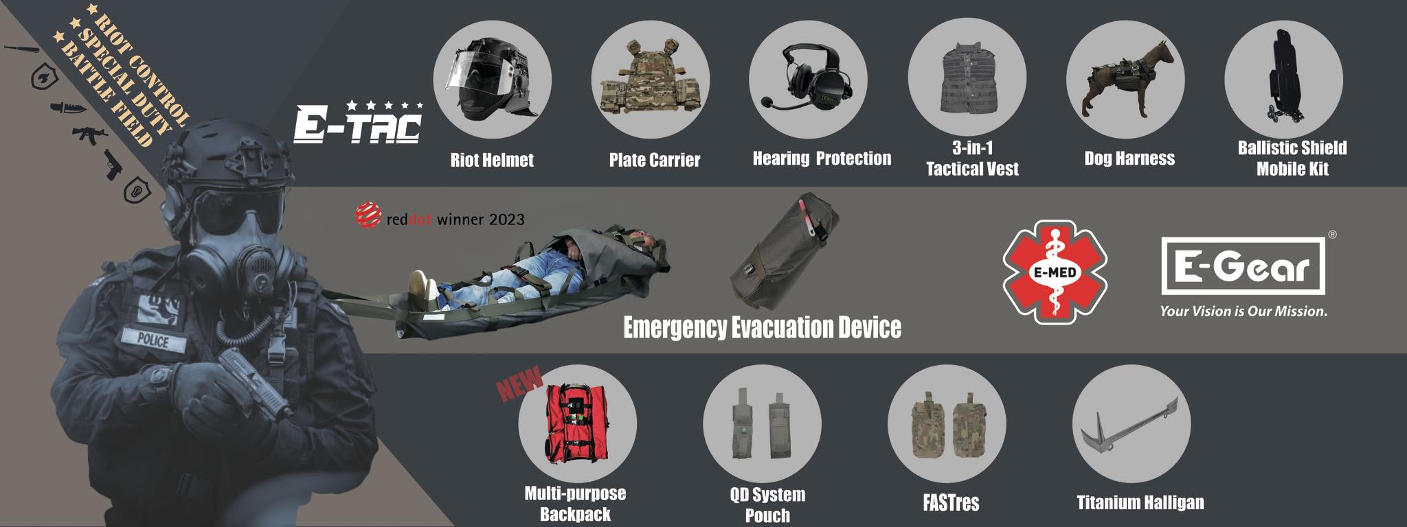 mist survival gear Kit, 151Pcs Survival Emergency Supplies First Aid Kit $3-4k Ideal for most businesses Farbe:rot Gelb One Piece Gear 4