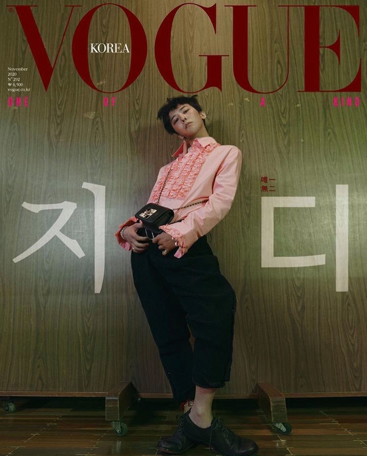 BIGBANG G-DRAGON on VOGUE Korea November 2020 Issue.✨