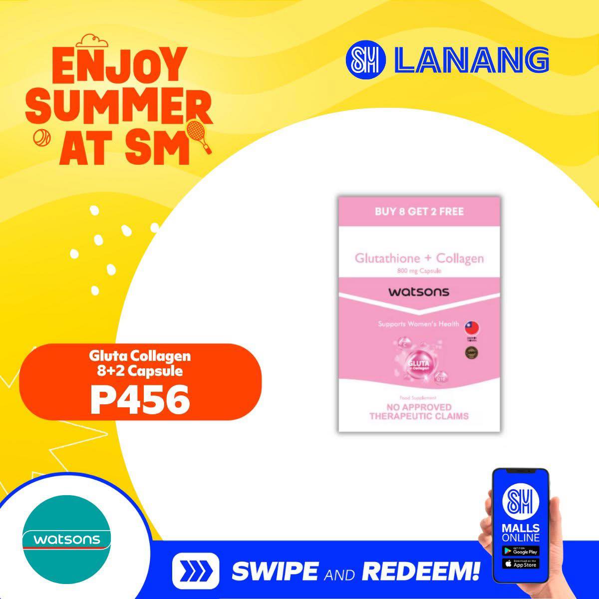 glutathione with collagen watsons Glow from Within! 💊✨ Enhance your beauty inside and out Gluta 8+2 Capsule for just P456 at Watsons—because radiant skin starts from within! 💖 📲 Order yours now: https://click.smmallsonline.com/DFqS/yx5m0ysl #EverythingsHereAtSM # not-for-human-consumption Weight:10mg Buy BPC-157 2mg-20mg Research