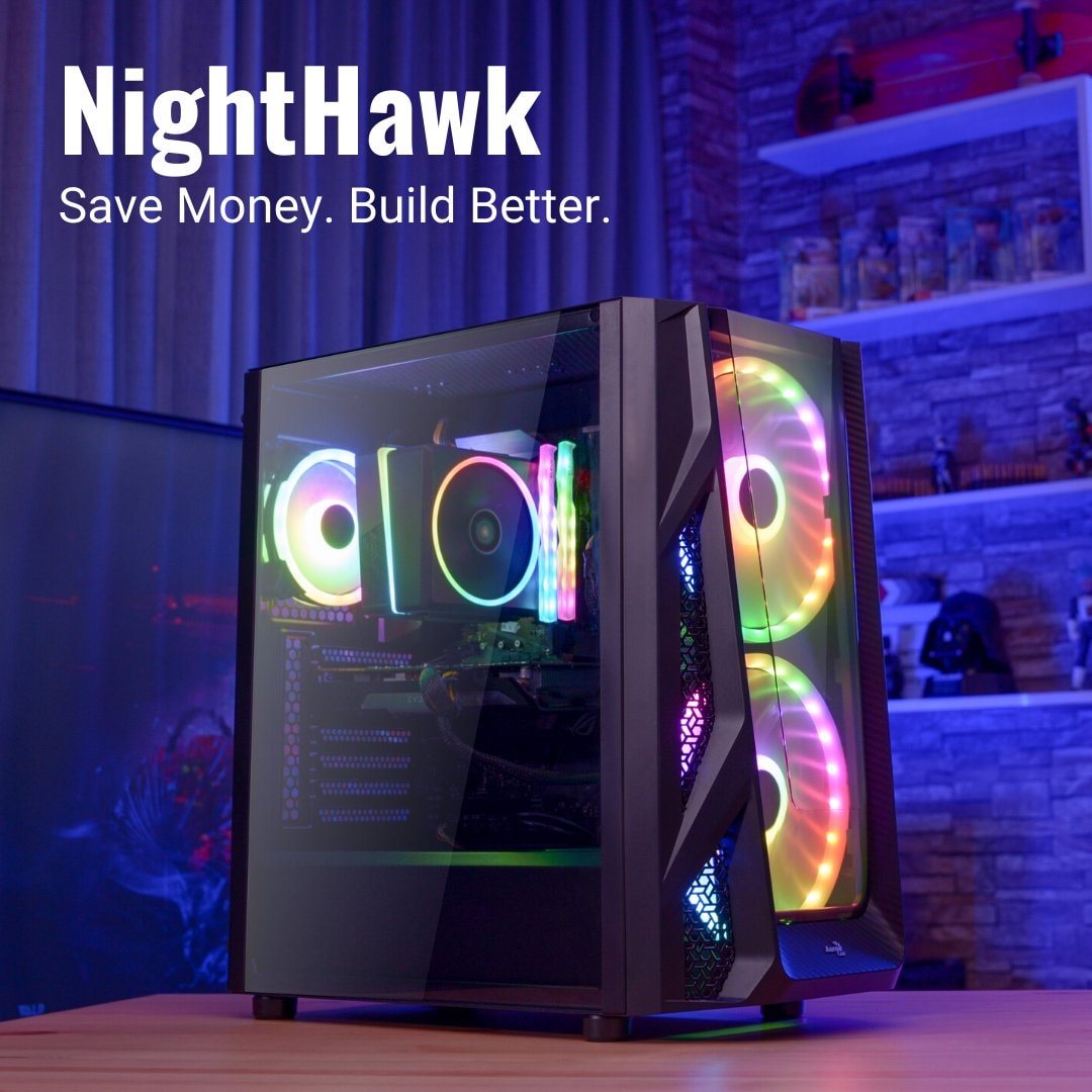 Meet the NightHawk Mid-tower case ... - AeroCool Cambodia