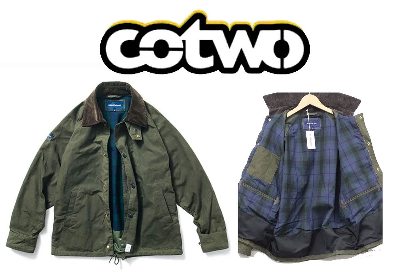 DESCENDANT GAME SOUTIEN COLLAR COAT [ 191TQDS-JKM01 ] ✨PLEASE