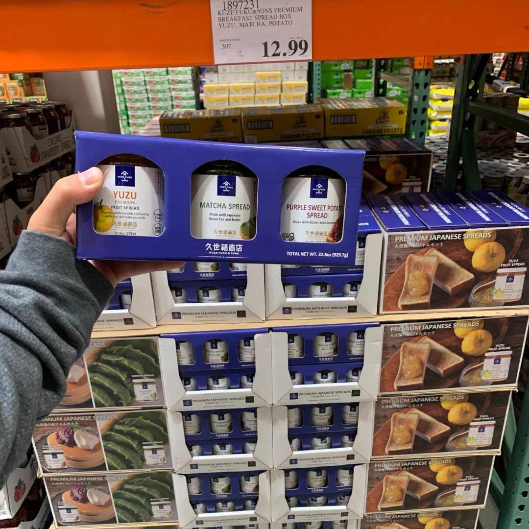 Kuze Fuku & Sons Japanese three-jam set at Costco