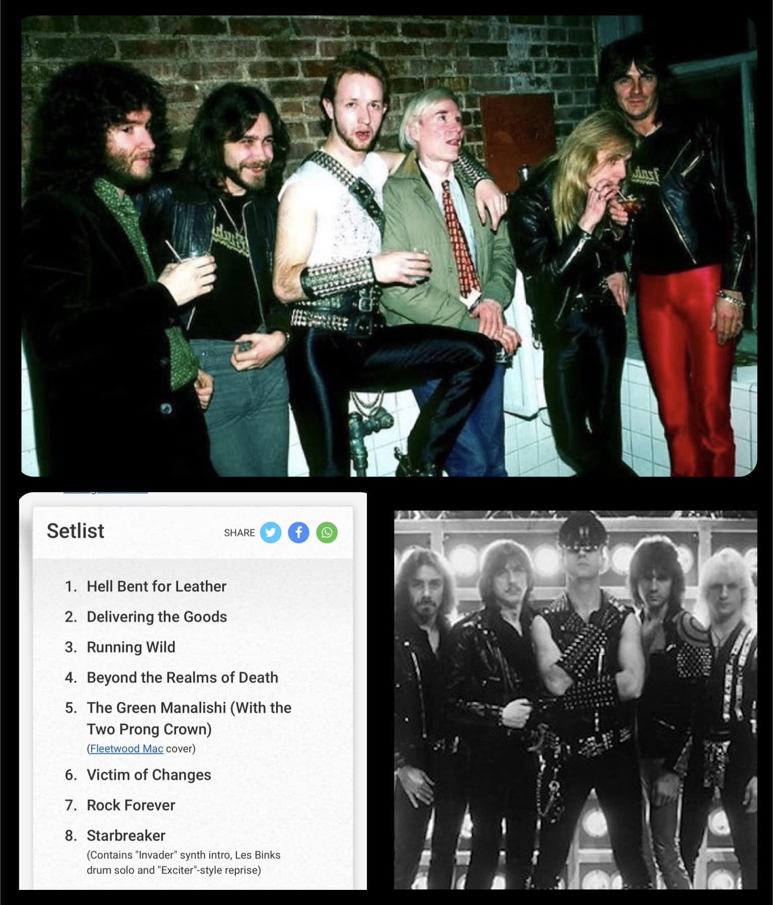 On April 10, 1979, Judas Priest played Sacramento's Memorial