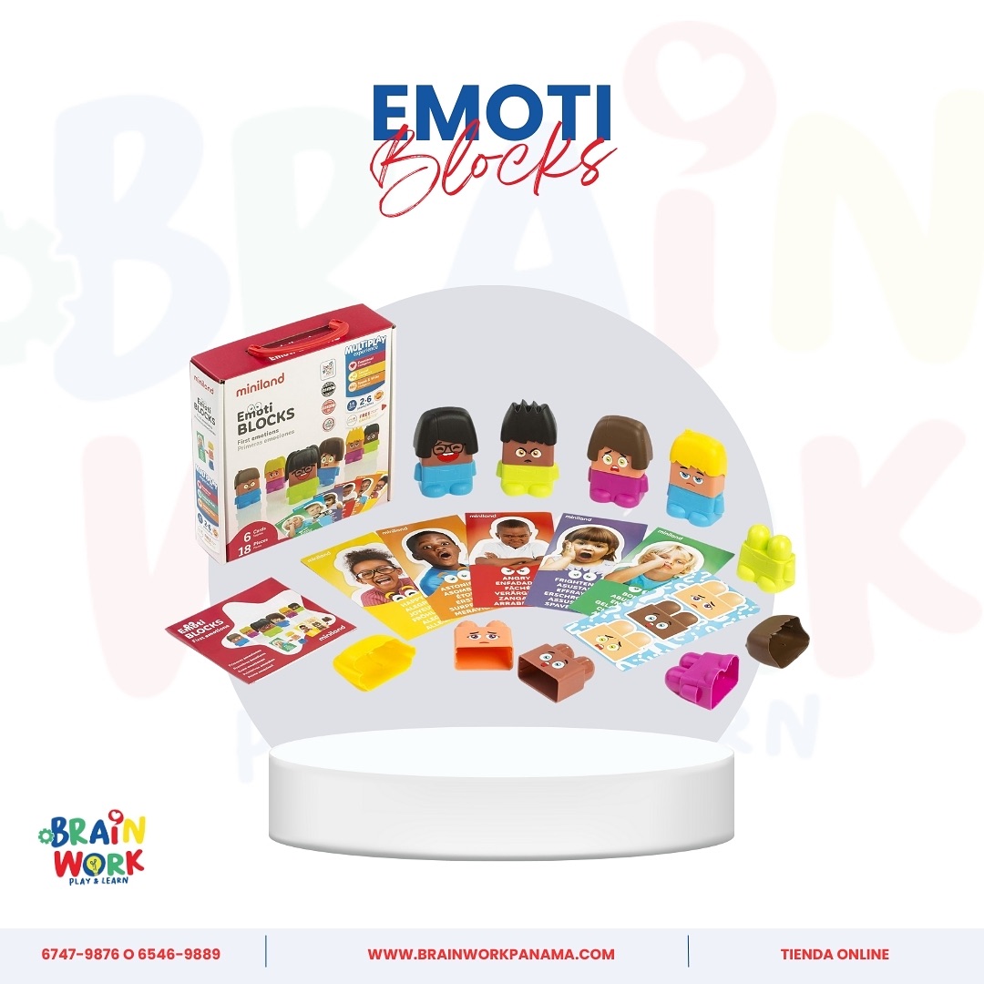 ¡Emoti Blocks! ️🤩 6 cartas, 18... - Brain Work Panama