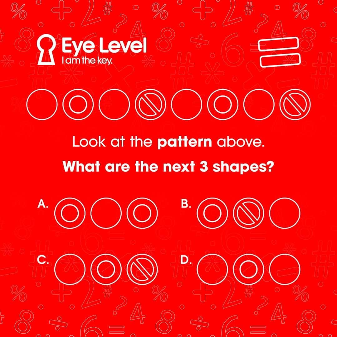 Eye - 🔢📏 Can you solve this math quiz? 🤔 Look at the pattern and find ...