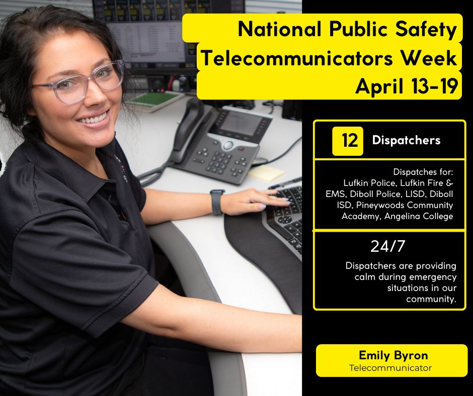 Lufkin - Celebrating our dispatchers this week ☎🎉🥰. They are the ...