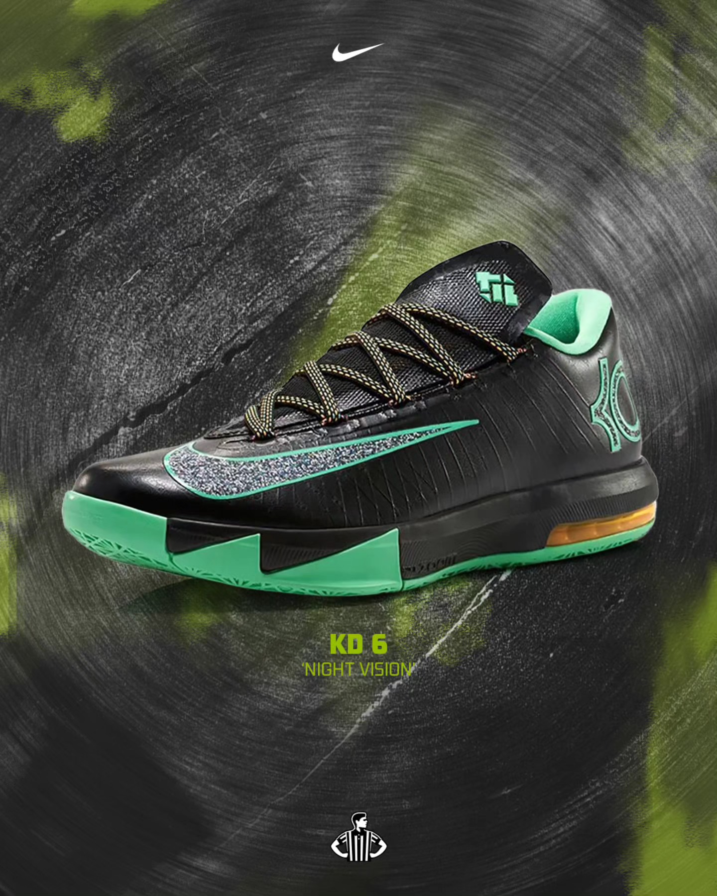 Night Vision energy. Game-ready feel. ?⚡ The Nike KD 6 “Night 