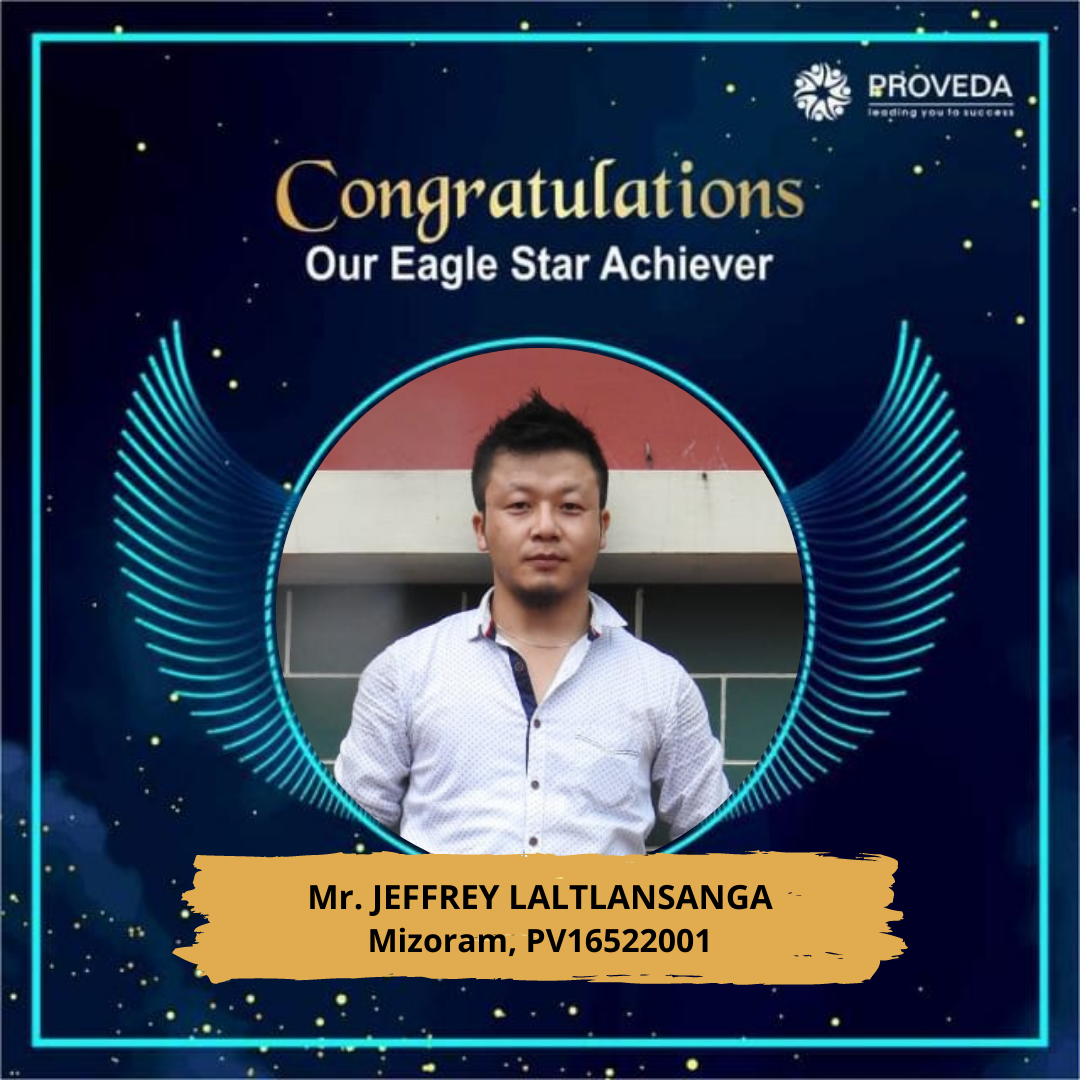 Proveda India - Congratulations to our Eagle Star...