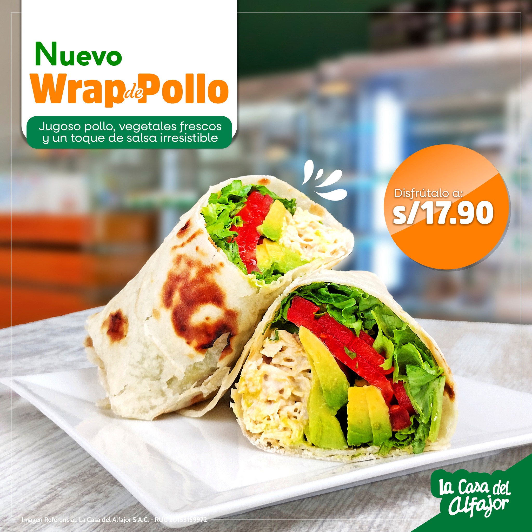 La - 🌯 El nuevo wrap de pollo que lo tiene TODO 🌯 Fresco, sabroso y ...
