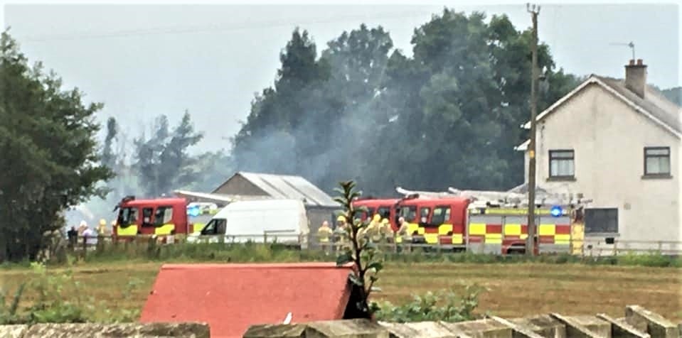 ‼ JUST NOW ‼ Three fire crews in... - Castledawson Review