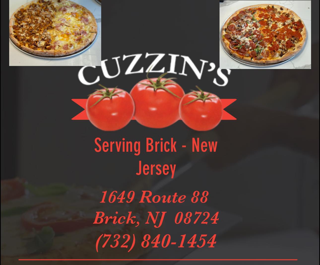 Dear Valued... - Cuzzins Pizza and Restaurant Brick NJ