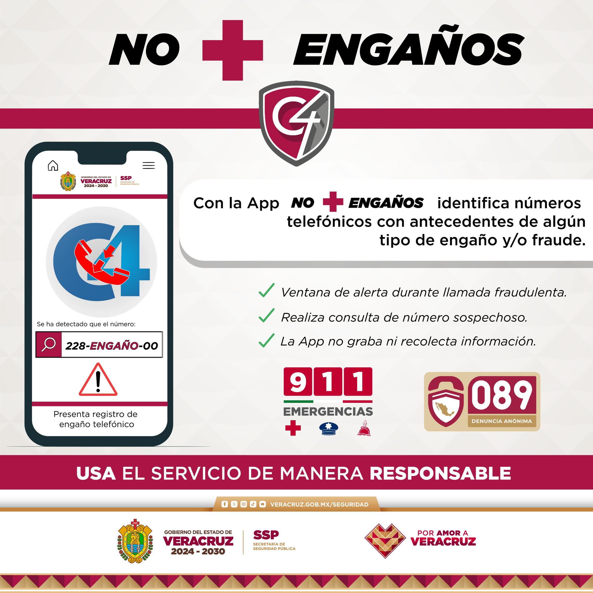 Secretaría - 📲 Con nuestra App #No+Engaños identifica números que estén ...