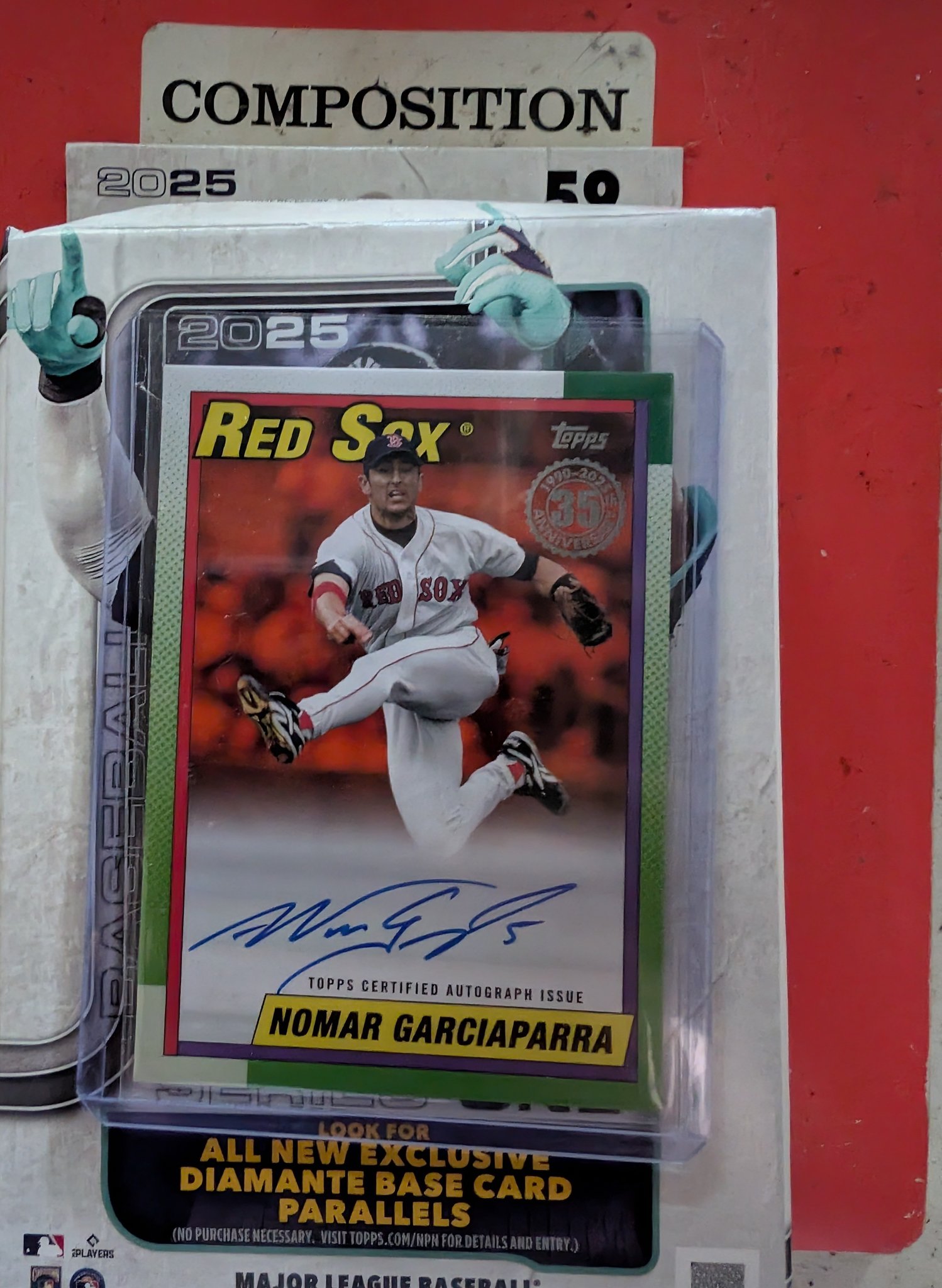 Nomar Garciaparra autograph card pull