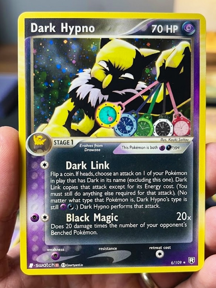 dark hypno pokemon card R 043/084 Holo Rare 2004 NM-EX Japanese u487 Holo Rare Retreat cost Dark Hypno | eBay