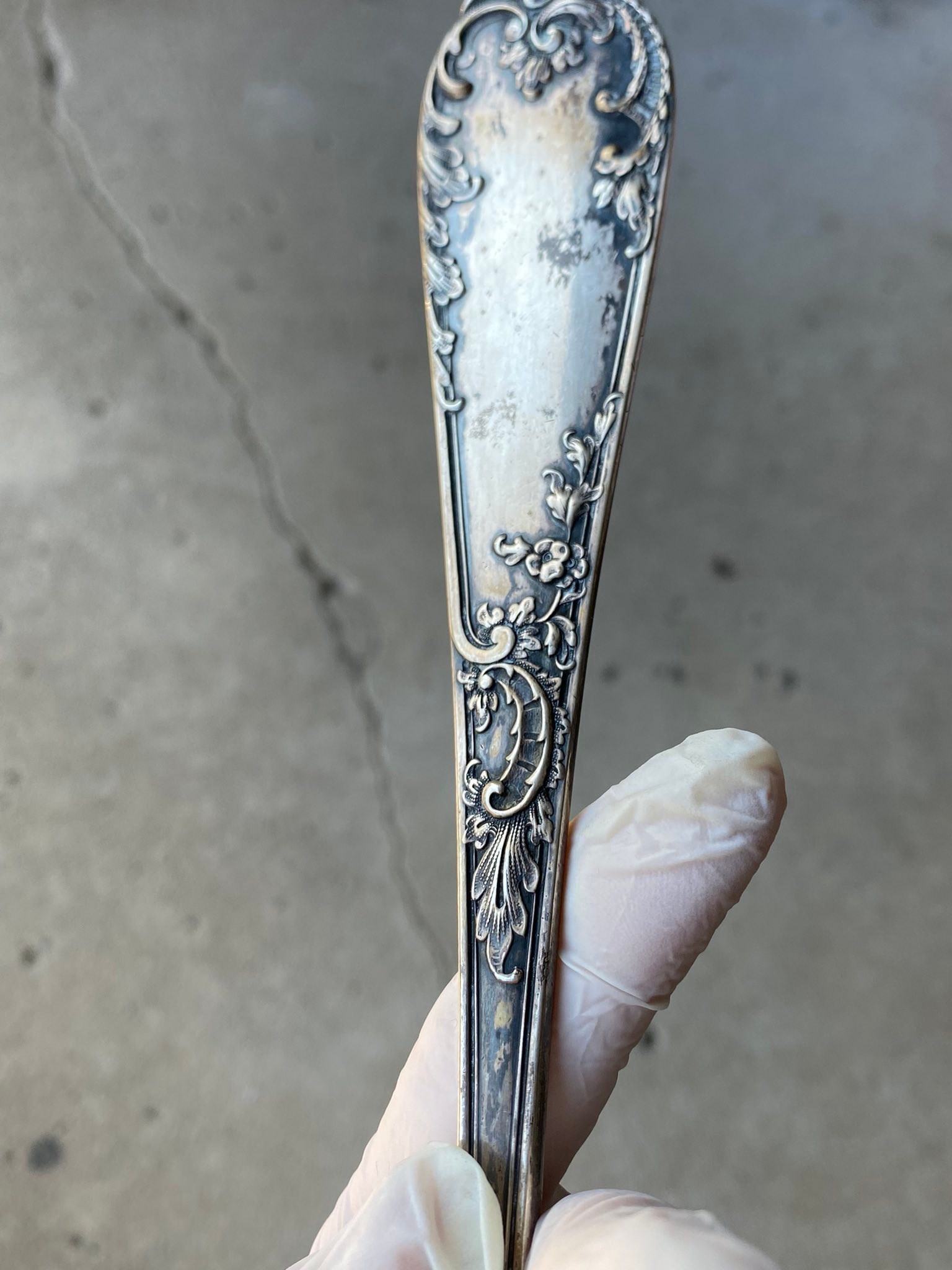 What is the value of a large Norwegian 830 fine silver spoon?