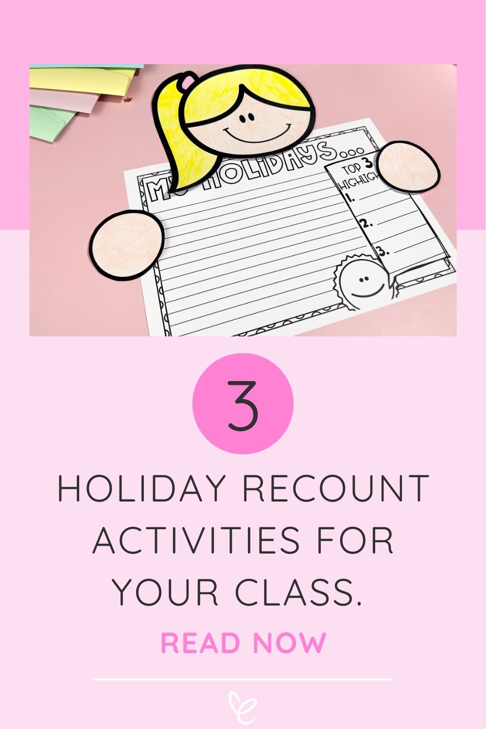 Recounting Activities Holiday Recount Writing: 2 Events – Top