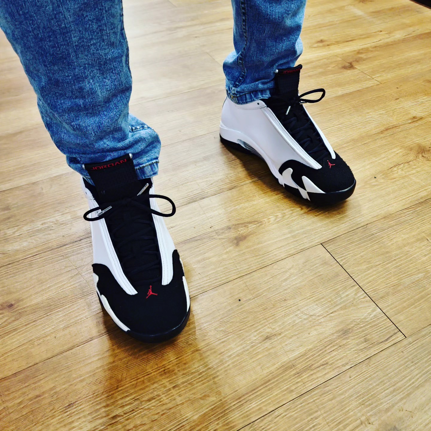 The Air Jordan 14 “Black Toe” through the years