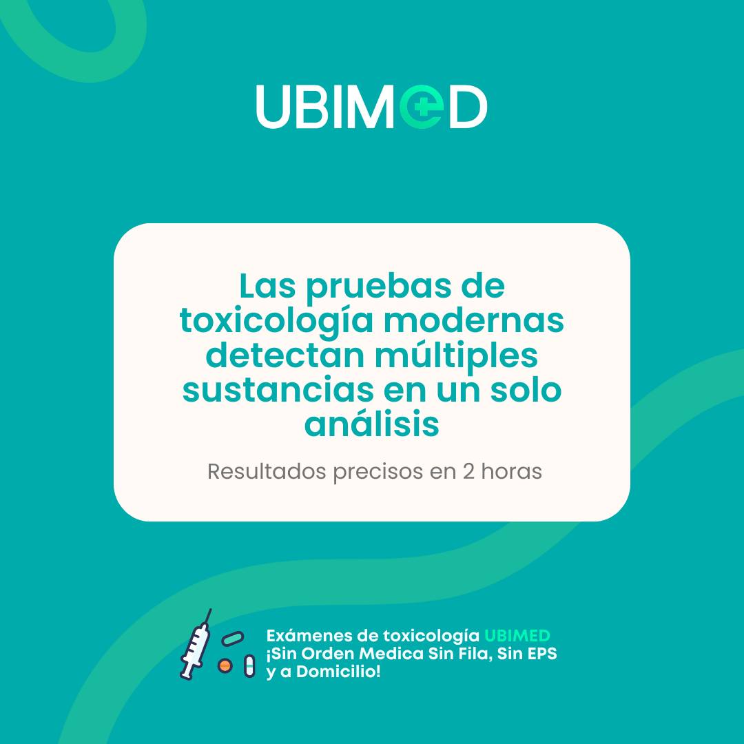 Ubimed - ¿Sabías que una sola prueba toxicológica puede detectar ...
