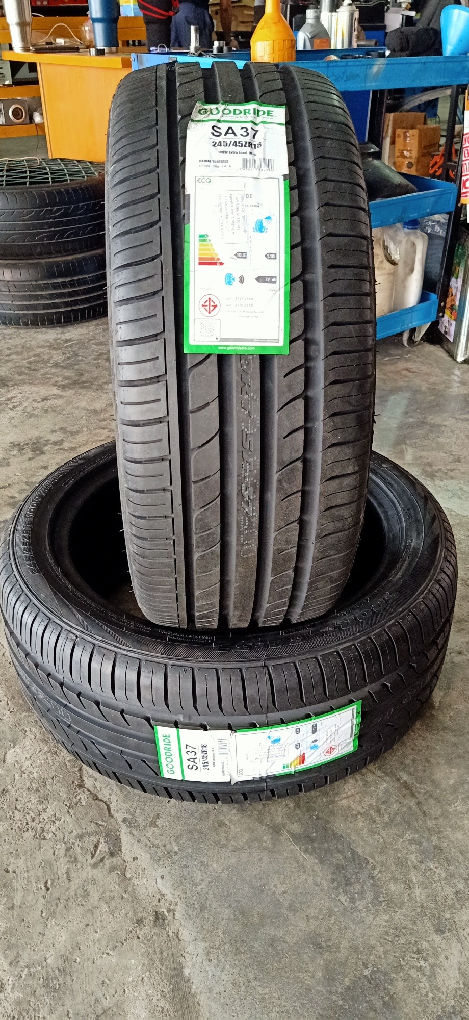 4-K ยางยนต์ - 🙏🙏 จัดคู่หน้า Goodride 245/45r18 SA37... | Facebook
