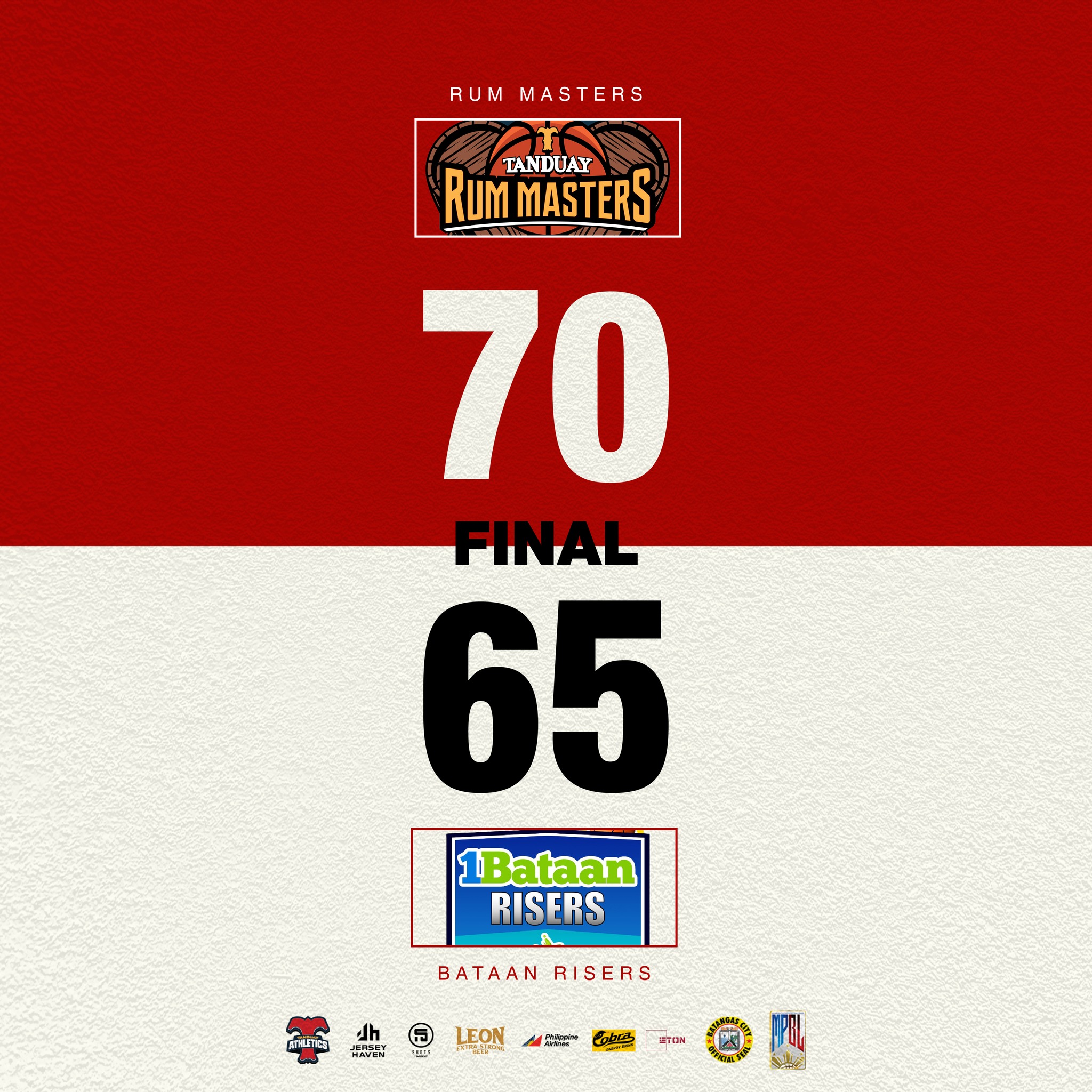 Tanduay - Another banger of a game for the Batangas City Tanduay Rum ...